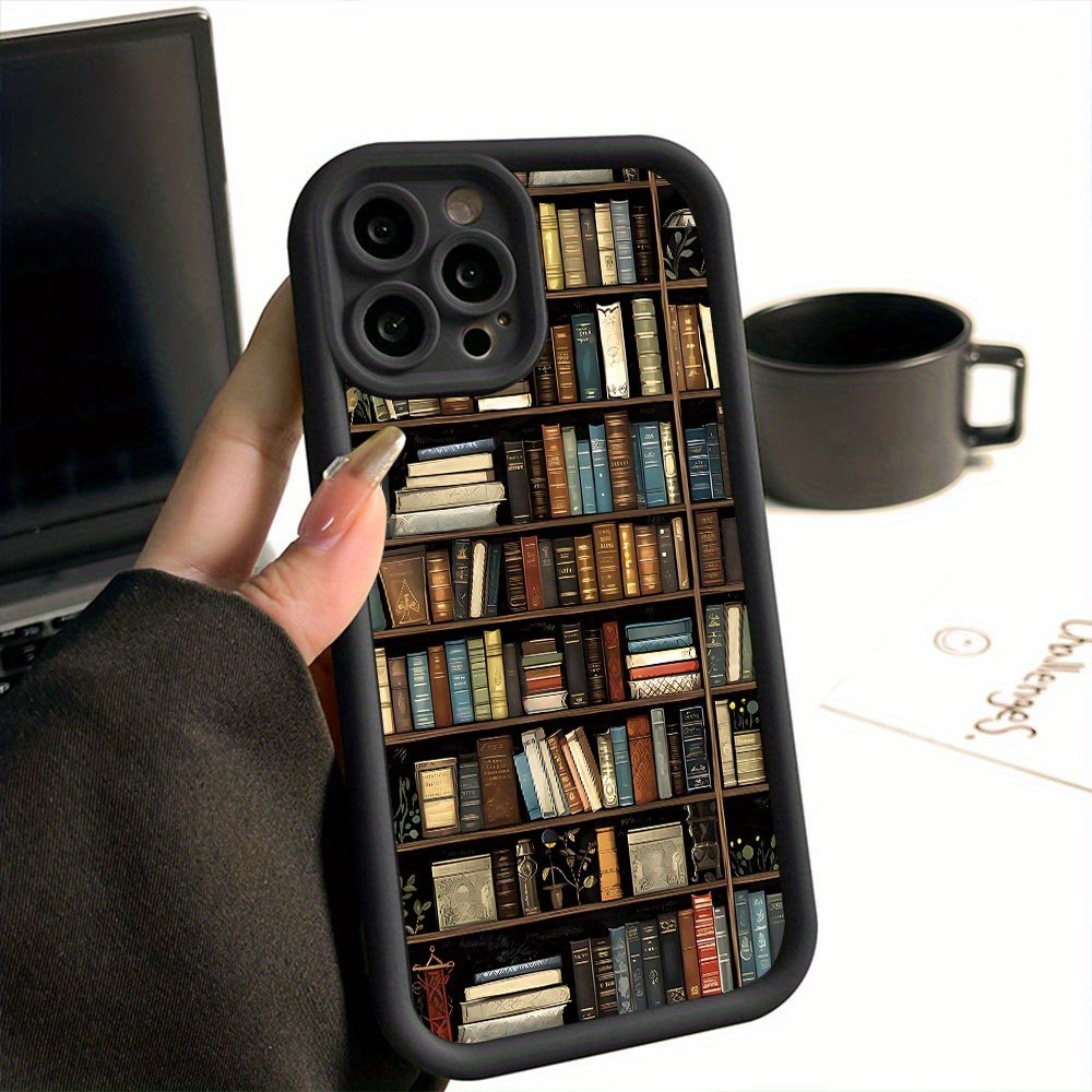 Phone Cases Iphone 11 - Book Shelf Creative Pattern Phone Case