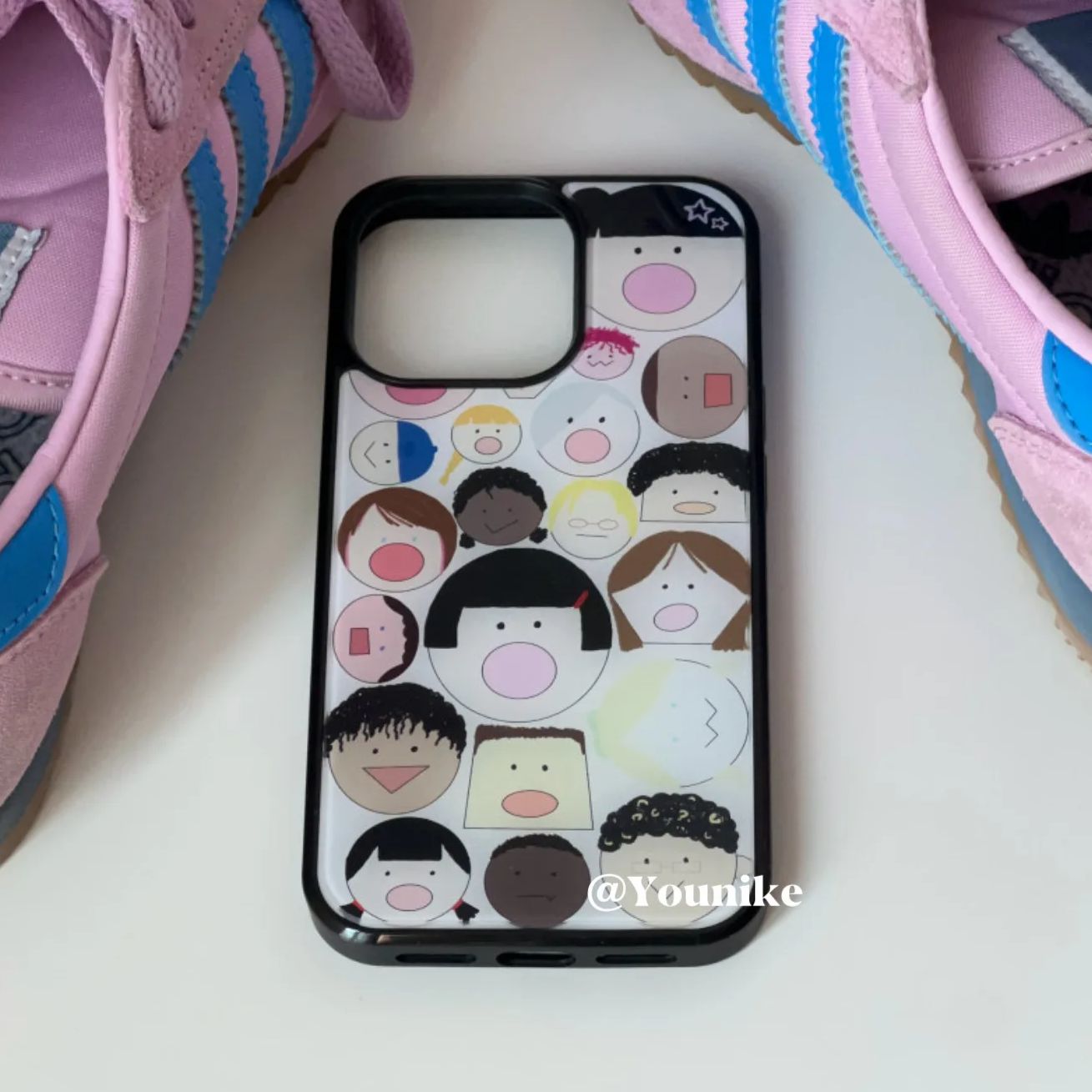 Cute Cartoon Case - Cartoon Korean Ins Cute Big Head