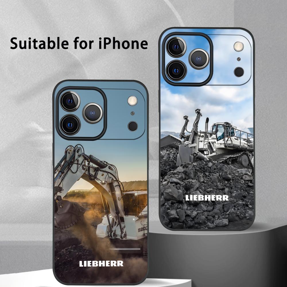 Phone Cases Brand - Cool Brand L-Liebherr Excavator Phone Case