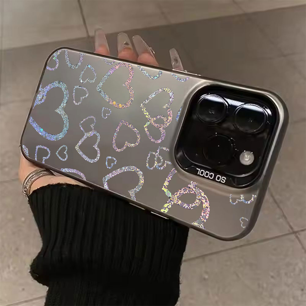Phone Cases Iphone 11 - Colorful Heart Print Case For iPhone