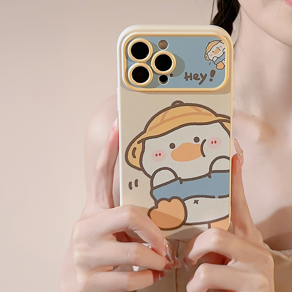 Phone Cases Xs Max - Korean Cartoon Yellow Duck Phone Case