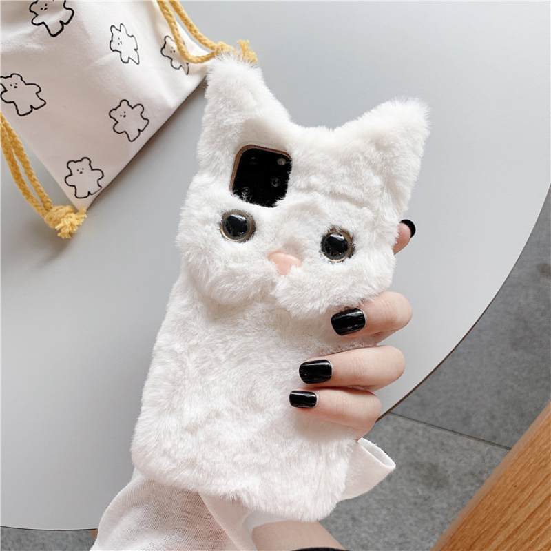 3D Cute Cartoon Cat Furry Plus - đánh giá và giá Cute Cartoon Case