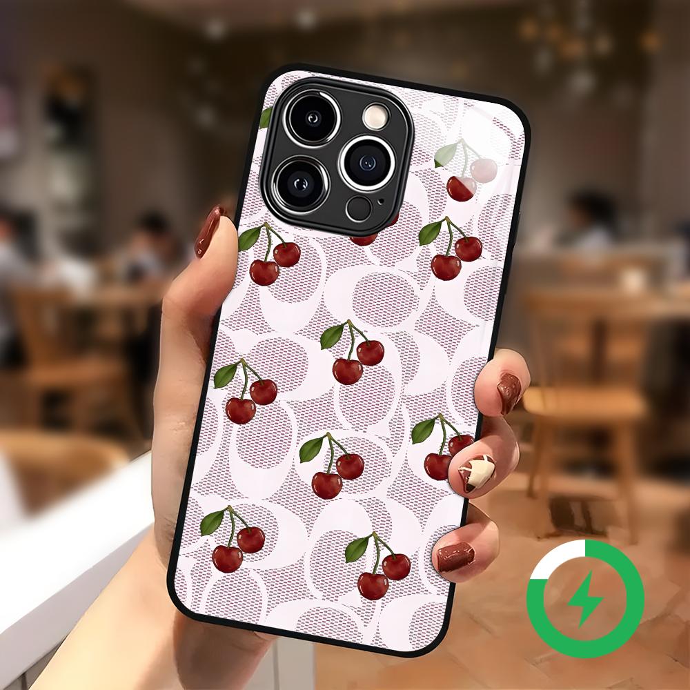Cherry Luxury Pattern Phone Ca - đánh giá và giá Phone Cases Iphone 11