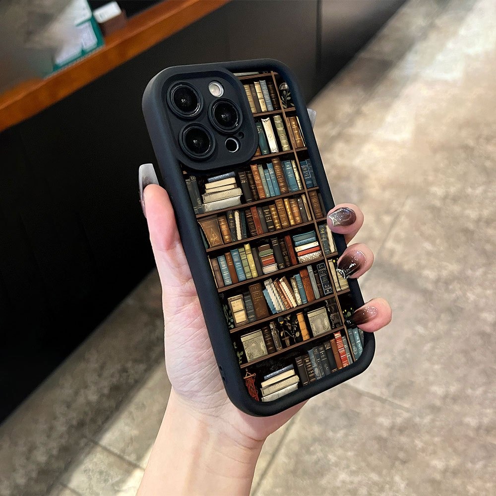 Book Shelf Creative Pattern Ph - đánh giá và giá Phone Cases Iphone 11