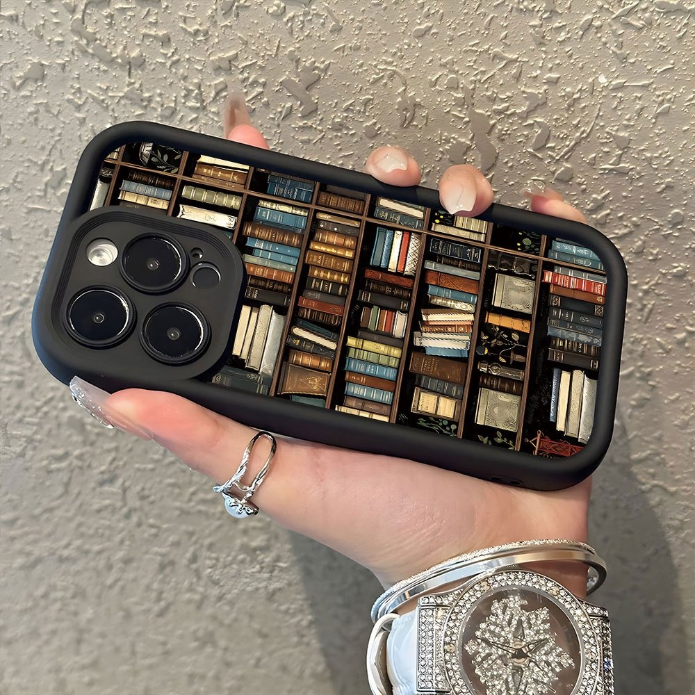 Book Shelf Creative Pattern Ph - đánh giá và giá Phone Cases Iphone 11