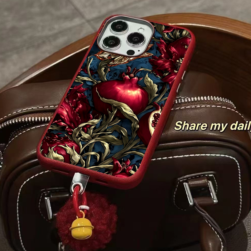Vintage Pomegranate TPU Art Ph - đánh giá và giá Phone Cases Vintage