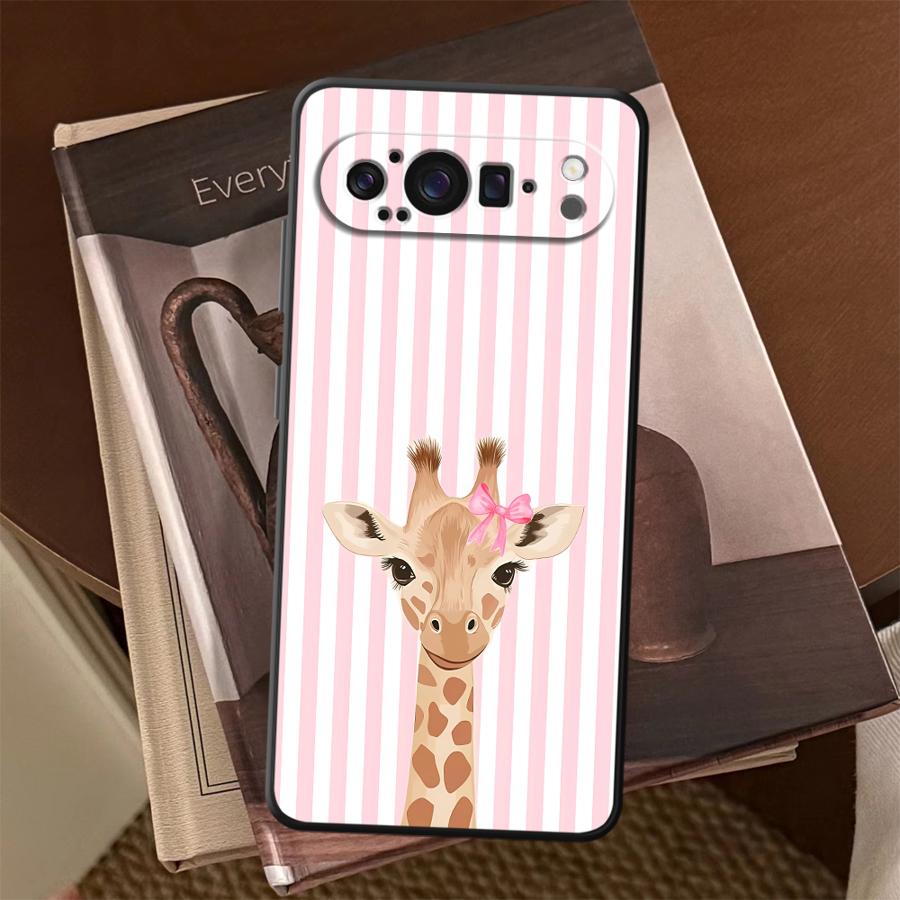 Cartoon Giraffe Funda Phone Co - đánh giá và giá Google Pixel 9 Pro