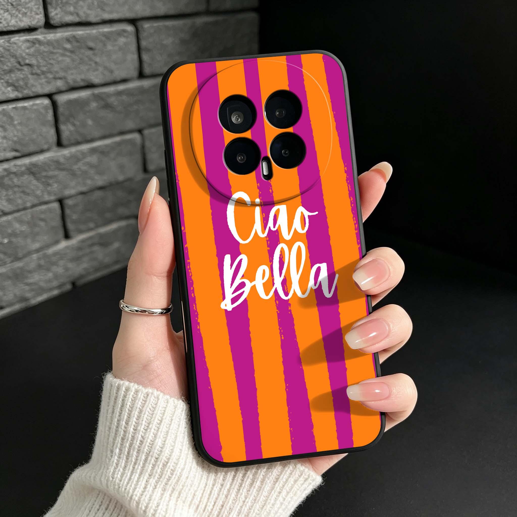 Orange Striped Minimalist For  - đánh giá và giá Phone Cases Orange