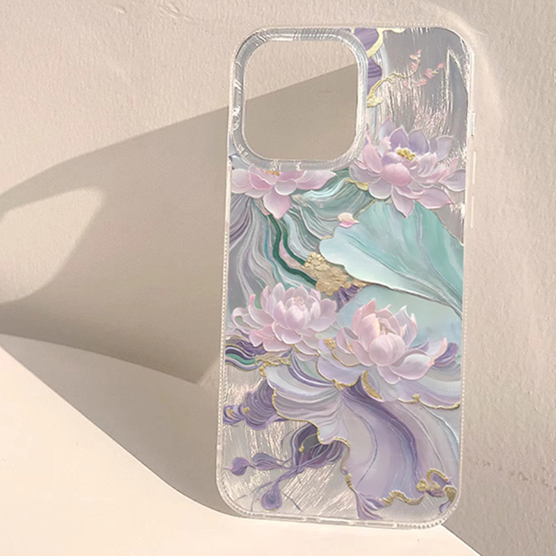 Dreamy Purple Lotus Print Aest - đánh giá và giá Phone Cases Otterbox