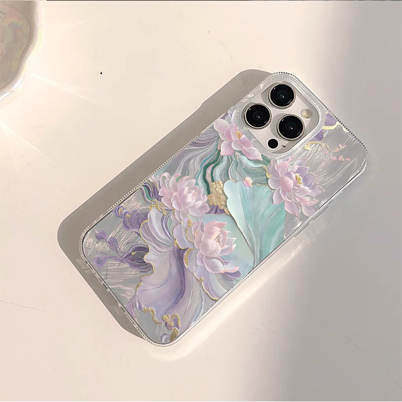 Dreamy Purple Lotus Print Aest - đánh giá và giá Phone Cases Otterbox
