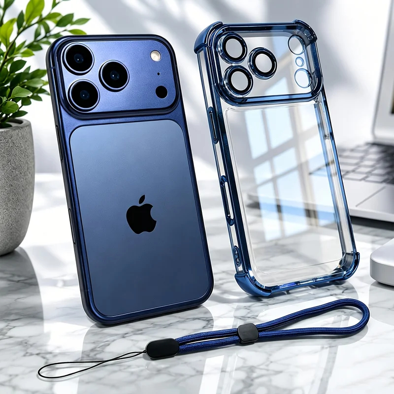 Luxury Transparent Shockproof  - đánh giá và giá Phone Cases Orange