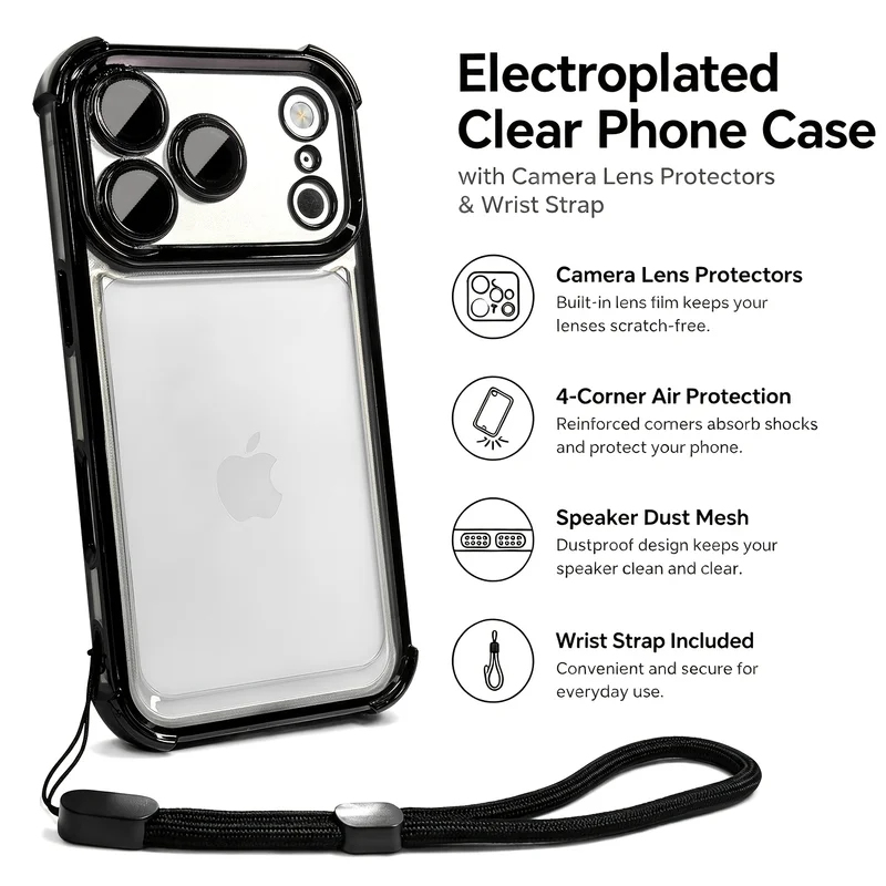 Luxury Transparent Shockproof  - đánh giá và giá Phone Cases Orange