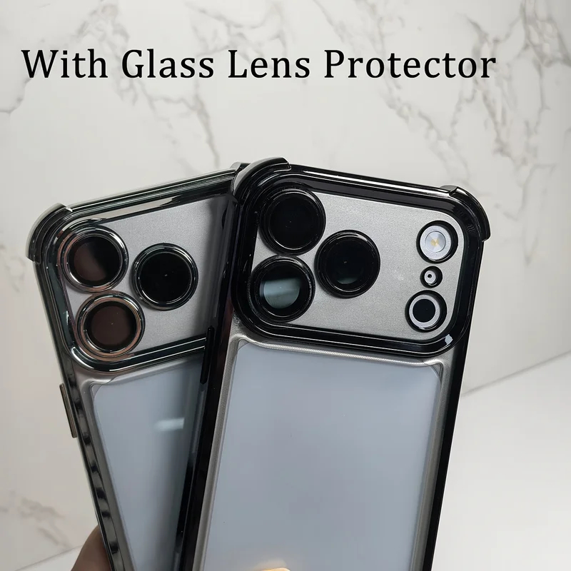 Luxury Transparent Shockproof  - đánh giá và giá Phone Cases Orange