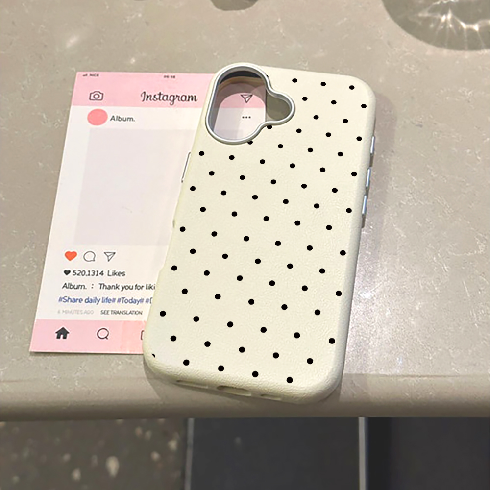 Korean INS Cute Polka Dot Phon - đánh giá và giá Phone Cases Unique