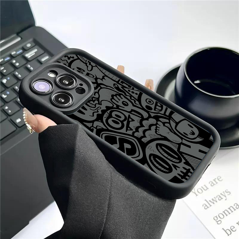 Black Graffiti Phone Case For  - đánh giá và giá Phone Cases Xs Max