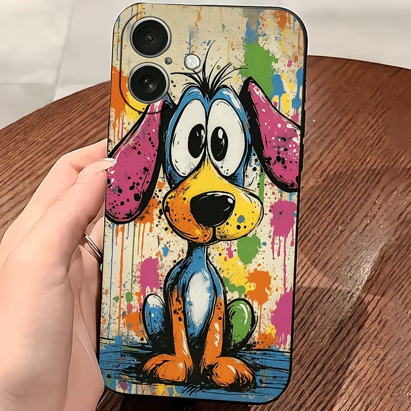 Graffiti Colored Puppy TPU Pho - đánh giá và giá Phone Cases Otterbox