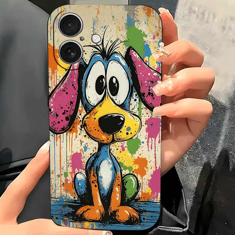 Graffiti Colored Puppy TPU Pho - đánh giá và giá Phone Cases Otterbox