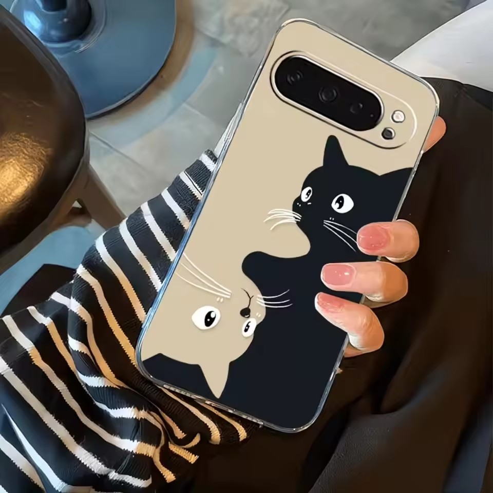 Hot Kawaii Cartoon Black Cat P - đánh giá và giá Google Pixel 9 Pro