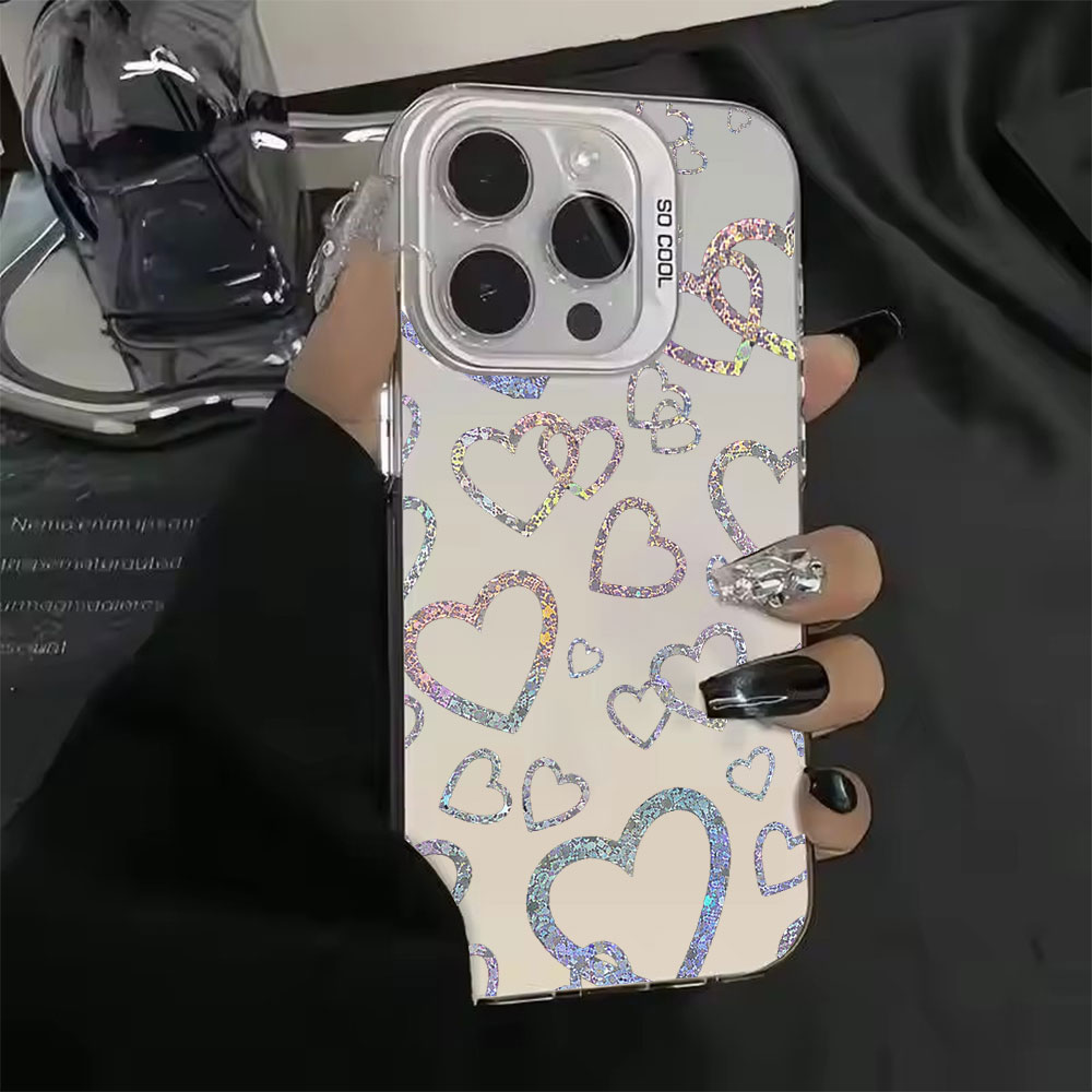 Colorful Heart Print Case For  - đánh giá và giá Phone Cases Iphone 11
