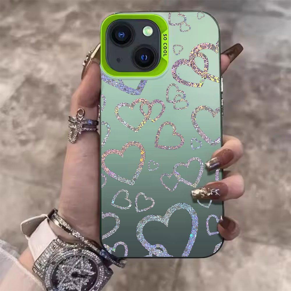 Colorful Heart Print Case For  - đánh giá và giá Phone Cases Iphone 11