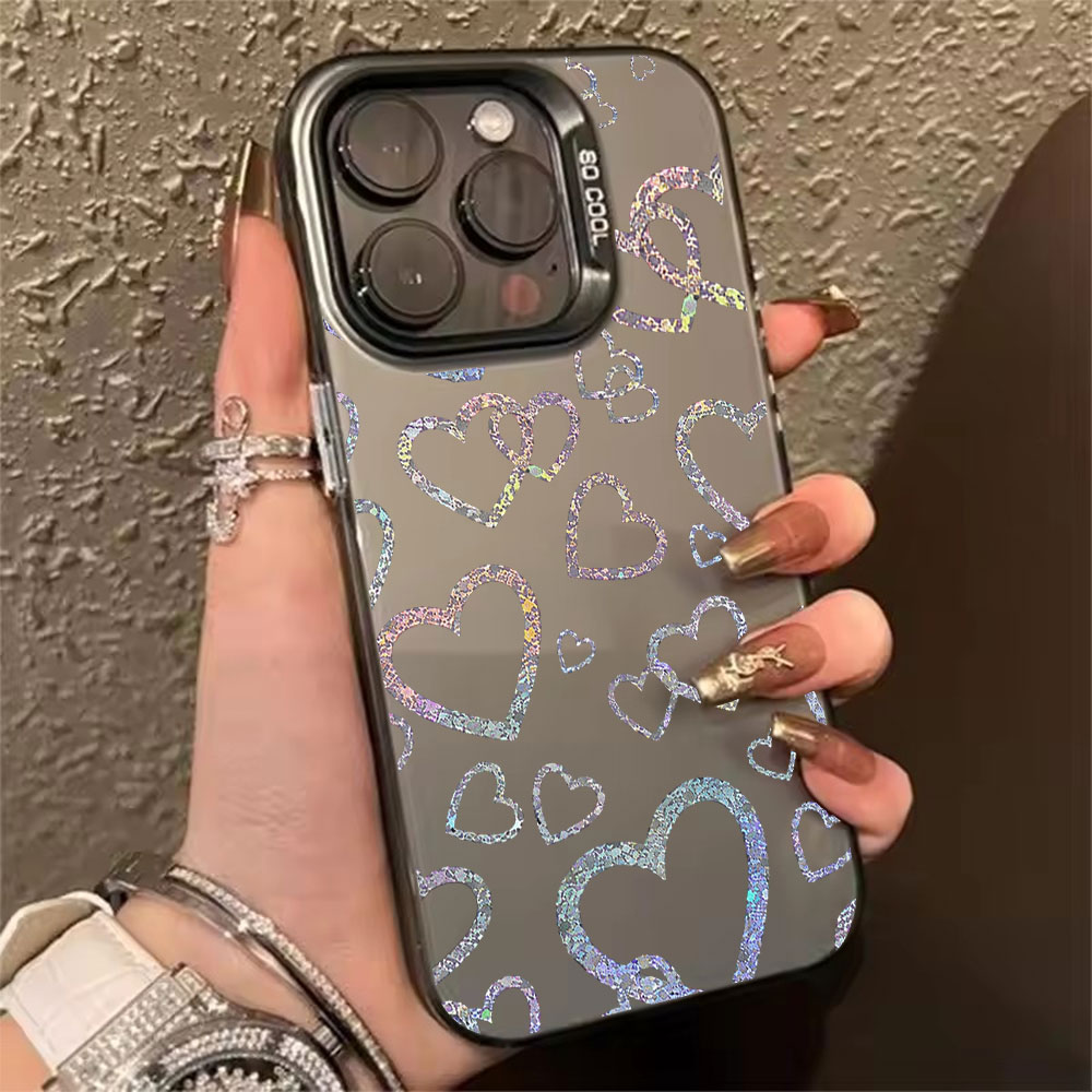 Colorful Heart Print Case For  - đánh giá và giá Phone Cases Iphone 11