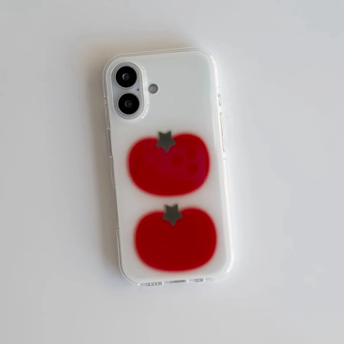 Korean Ins Two Ted Tomato Cart - đánh giá và giá Cute Cartoon Case