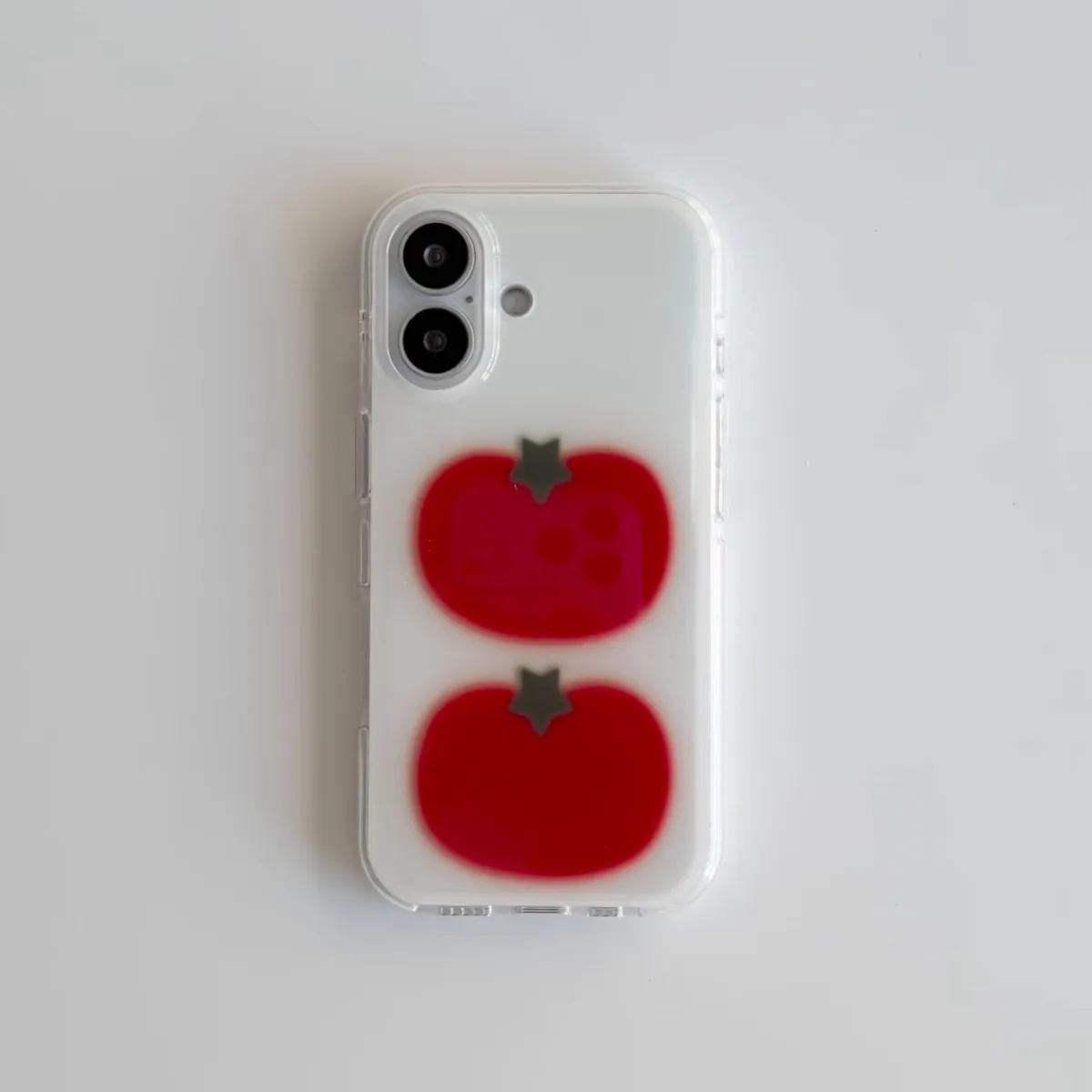 Korean Ins Two Ted Tomato Cart - đánh giá và giá Cute Cartoon Case