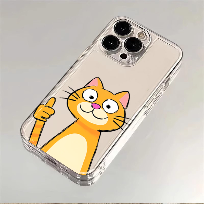 Cute Cartoon Orange Cat Phone  - đánh giá và giá Phone Cases Orange