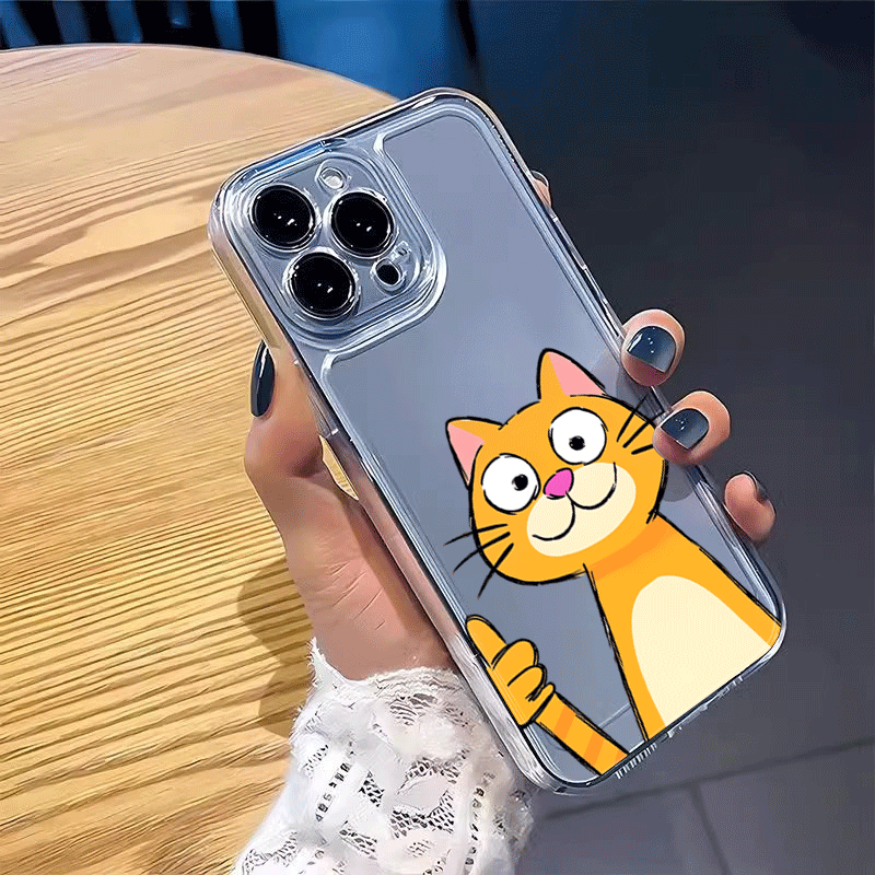 Cute Cartoon Orange Cat Phone  - đánh giá và giá Phone Cases Orange