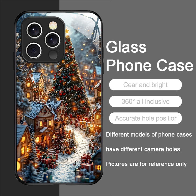 Christmas Tree Gift Snowy Town - đánh giá và giá Phone Cases Xs Max