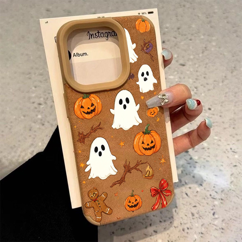 Halloween Cute Pumpkin Ghost P - đánh giá và giá Phone Cases Unique