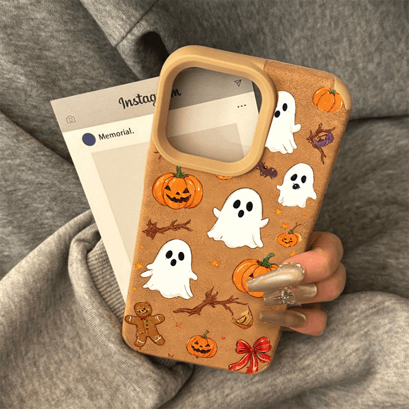 Halloween Cute Pumpkin Ghost P - đánh giá và giá Phone Cases Unique