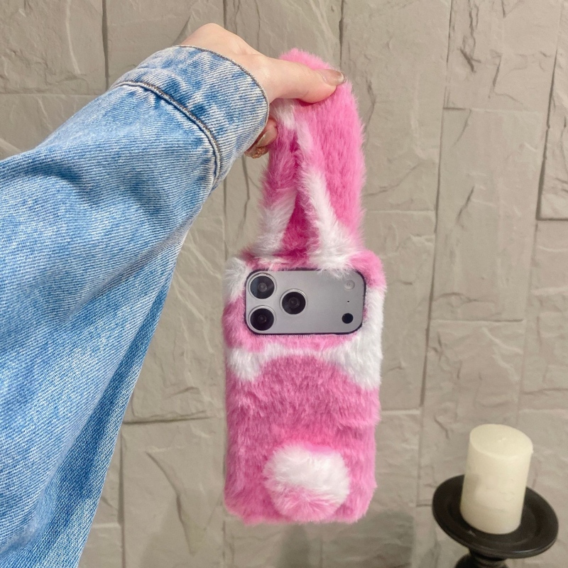 Cute Rabbit Design Fluffy Phon - đánh giá và giá Phone Cases Iphone 11