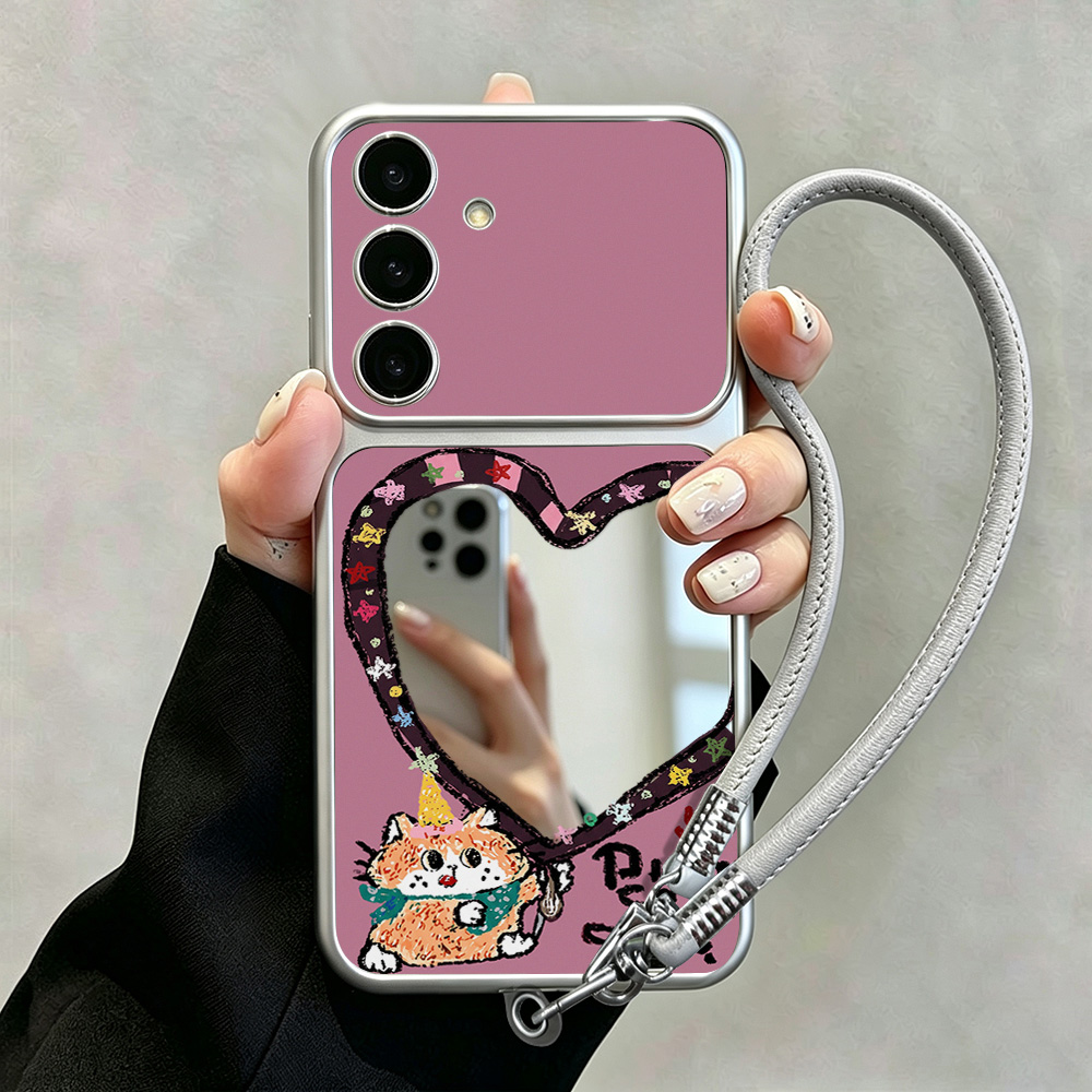 Mirror Phone Case For Samsung  - đánh giá và giá Cute Cartoon Case