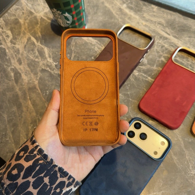 Orange Imported Suede Magnetic - đánh giá và giá Phone Cases Orange