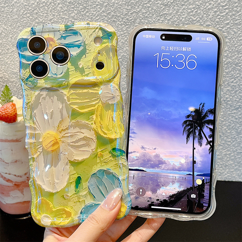 Fashion Oil Painting Flowers W - đánh giá và giá Phone Cases Unique