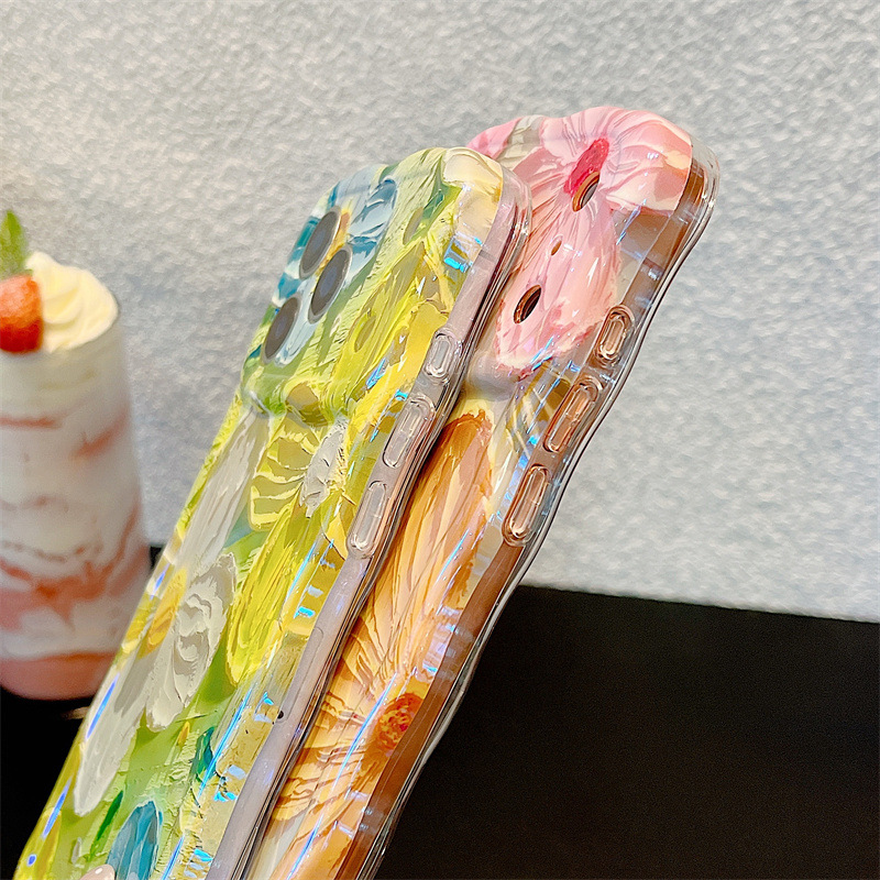 Fashion Oil Painting Flowers W - đánh giá và giá Phone Cases Unique