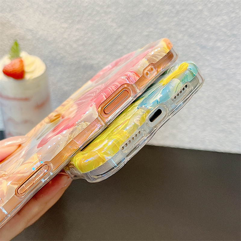 Fashion Oil Painting Flowers W - đánh giá và giá Phone Cases Unique